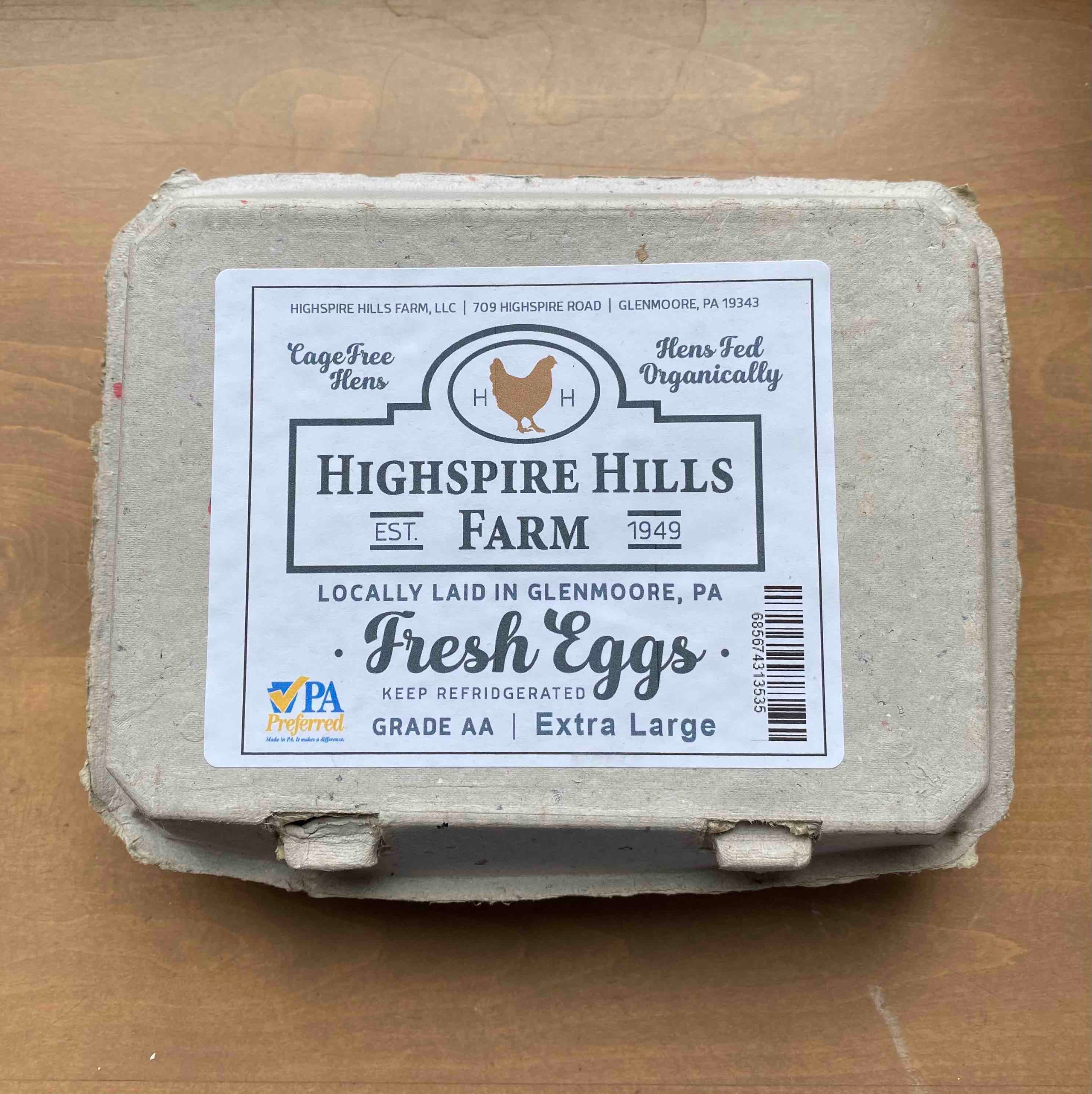 Highspire Hills Eggs
